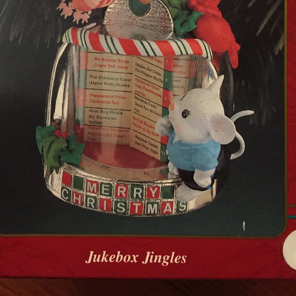 Jukebox Jingles - Carlton Cards Music Ornament - VINTAGE